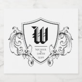 Vin personnalisé et Étiquette à bouteille de vin p (Étiquettes simples)