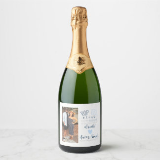 Vin Pop Fizz Clink / Étiquette À Vins Étincelants
