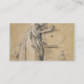 Vin-pourer avec une carte de jeune homme (craie) (Dos)