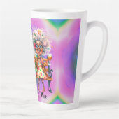 Vin Quirky Lady Wine Mode Latte Mug (Droite)