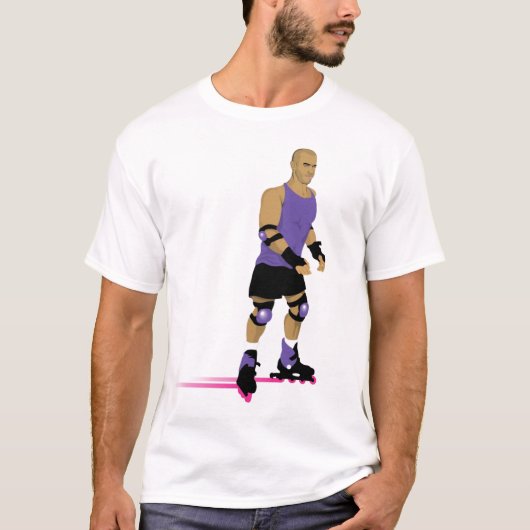 Vin Rollerblading T-shirt (Voorkant)