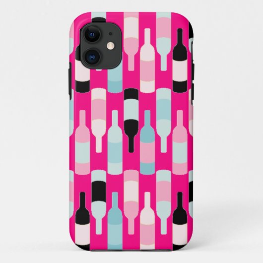vin rose couverture coque iphone (Dos)