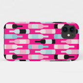 vin rose couverture coque iphone (Dos (Horizontal))