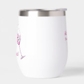 Vin rose et gris Diamant Verre Bachelorette (Gauche)