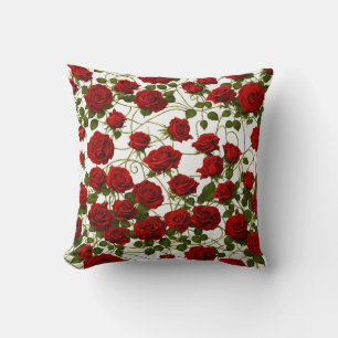 Vin Rose gothique Design Coussin sans couture