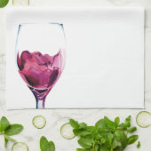 Vin rouge cabernet aquarelle Cuisine Serviettes (Plié)