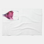Vin rouge cabernet aquarelle Cuisine Serviettes (Horizontal)