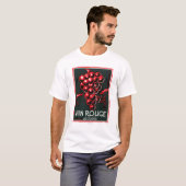 Vin Rouge De Table Wine LabelEurope T-shirt (Voorkant volledig)