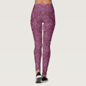 Vin Rouge Floral Damask Leggings (Achterkant)