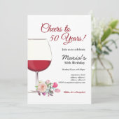 Vin rouge, invitation au vin, encourt ! (Debout devant)