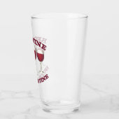 Vin rouge me convient Verre fin de Merlot Cabernet (Gauche)