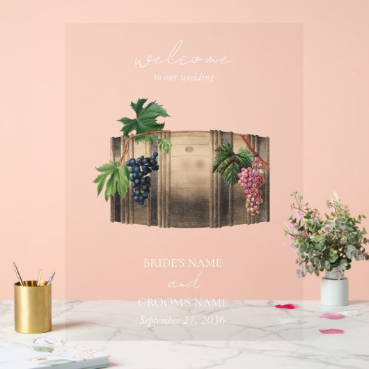 Vin rustique Barrel Vignoble Mariage (Mariage)