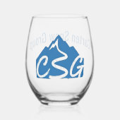 Vin Sans Pied Verre à neige Carten (Recto)