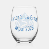 Vin Sans Pied Verre à neige Carten (Verso)