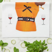 Vin Thanksgiving, Serviette À Mains De Cuisine (Plié)