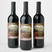 Vin toscan Art italien Étiquette (Bouteilles)