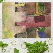 Vin toscan Cocktail bar serviette d'art (Plié)