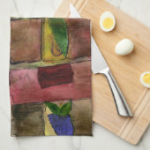 Vin toscan Cocktail bar serviette d'art (Quart Plié)