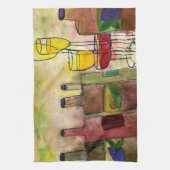 Vin toscan Cocktail bar serviette d'art (Vertical)