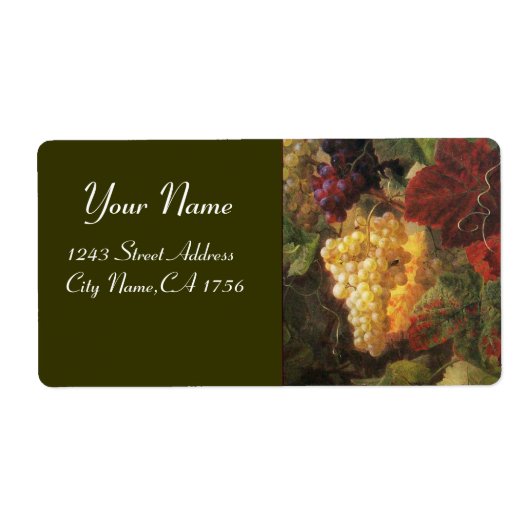 VIN VIGNOBLE VIN VIGNOBLE ÉTIQUETTES DE LA FÊTE DE (Devant)