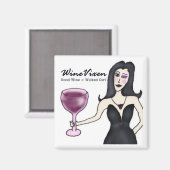 Vin Vixen "Fille perverse" Magnet (Recto/Verso)