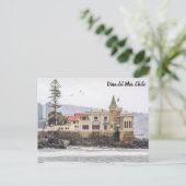 Viña del Mar, Chili, El Castillo Wulff Briefkaart (Staand voorkant)