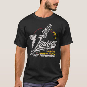 Vinage 2001 Birthday Vintage 2001 Mannen Vrouwen T-shirt