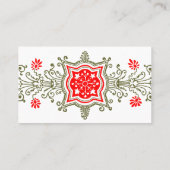 Vinage Daisy Element aangepaste tabel Kaarten Plaatskaartje (Achterkant)