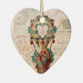 Vinage French Valentine coeur ornement (Droite)