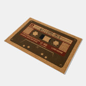Vinatge Radio Doormat, Retro Mat Present (Schuin)