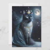 Vinatge Royal Cat Bedankkaart (Voorkant)