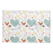 vinatleuren hartpatroon kussensloop (Achterkant)