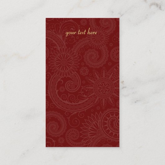 Vinayaka Wedding Insert Informatiekaartje (Achterkant)