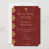 Vinayaka Wedding Invitations Kaart (Achterkant)