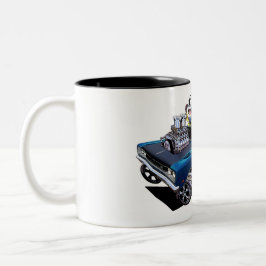 Vince Crain 1969 Geboren in Buzz Tweekleurige Koffiemok