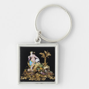 Vincennes Figuur van een Naiad Sleutelhanger