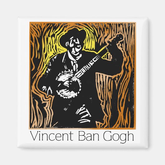 Vincent Ban Gogh Magnet (Devant)
