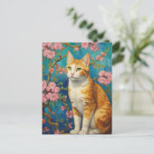 Vincent Cat Gogh Briefkaart (Staand voorkant)