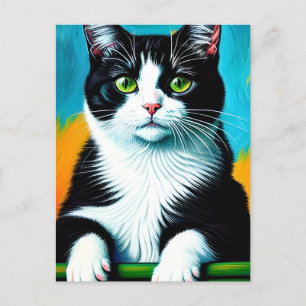 Vincent Cat Gogh Briefkaart