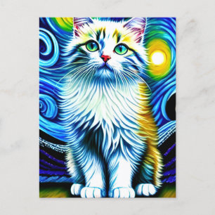 Vincent Cat Gogh Briefkaart