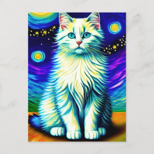 Vincent Cat Gogh Briefkaart