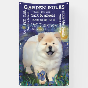 VINCENT IN DE STERREN chow tuin banner 90x150cm