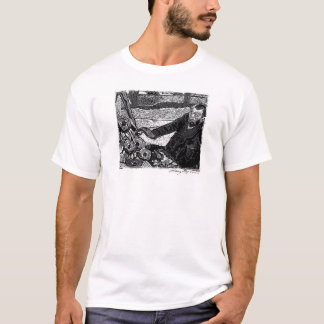 Vincent schildert zonnebloemen. t-shirt
