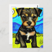 Vincent Van Dog Briefkaart (Voorkant / Achterkant)