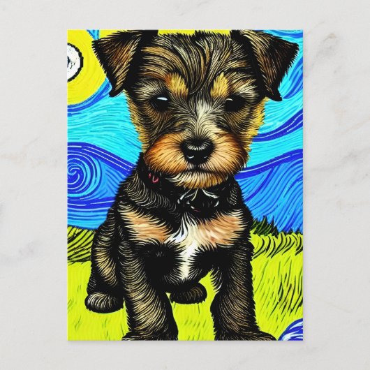 Vincent Van Dog Briefkaart (Voorkant)