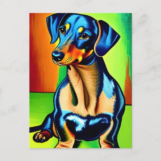 Vincent Van Dog Briefkaart (Voorkant)