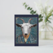 Vincent Van Goat Animal Painter Briefkaart (Staand voorkant)