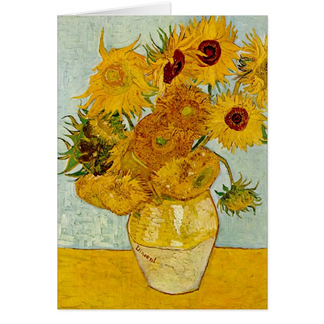 Vincent Van Gogh 12 Tournesols Impressionniste (Devant)