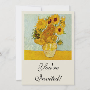 Vincent Van Gogh 12 Zonnebloemen Impressionist Kaart