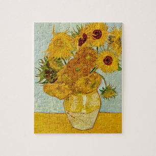 Vincent van Gogh 12 Zonnebloemen impressionist Legpuzzel